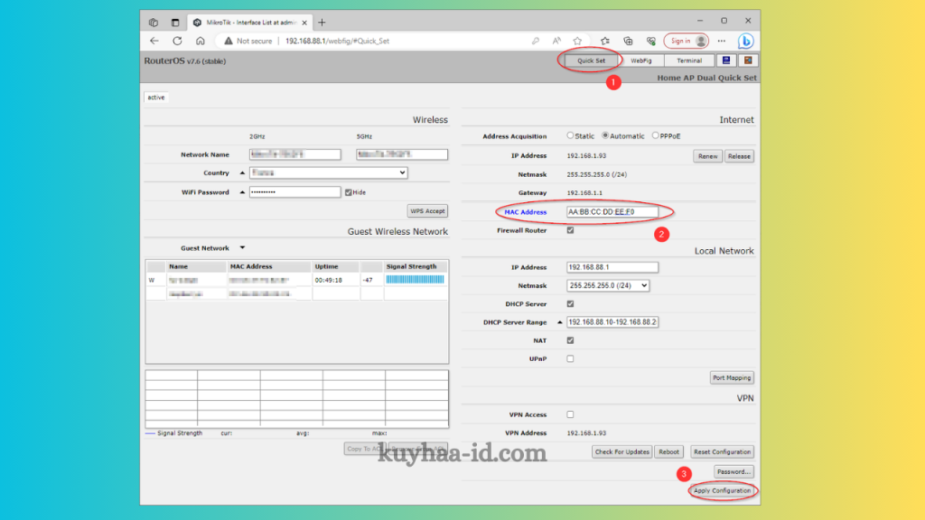Change MAC Address Gratis (2)